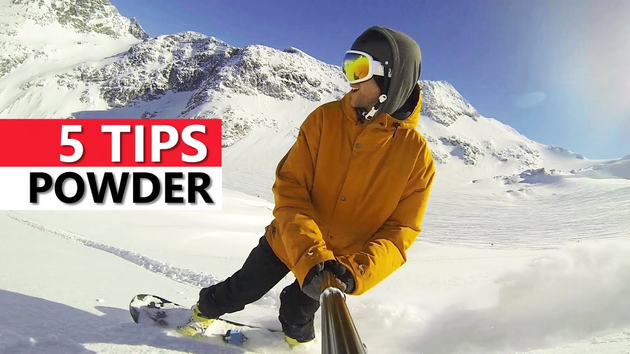 5 Tips for Snowboarding in Powder