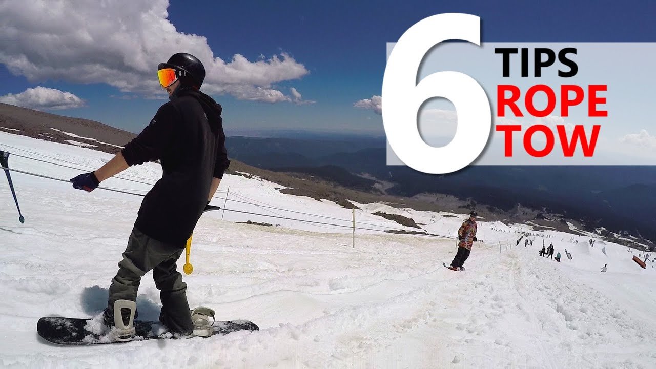 6 Tips for Riding the Rope Tow - Beginner Snowboarding