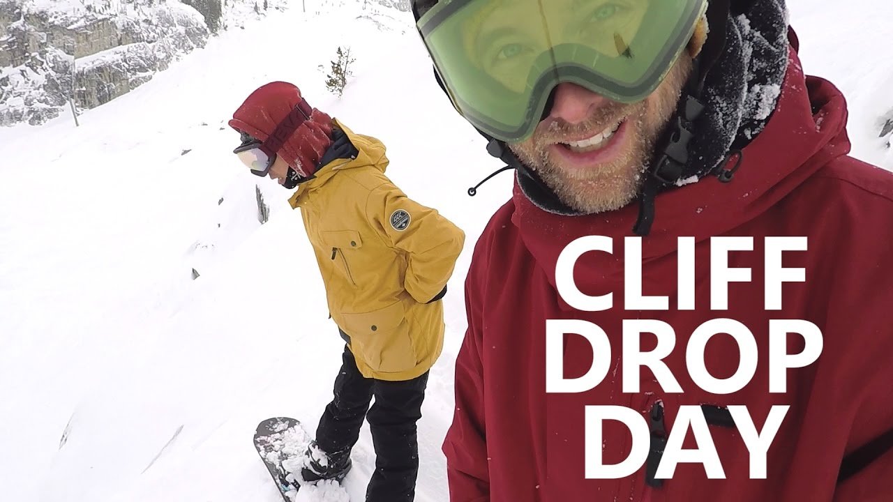 Cliff Drop Day - Snowboarding Fails  Fixes