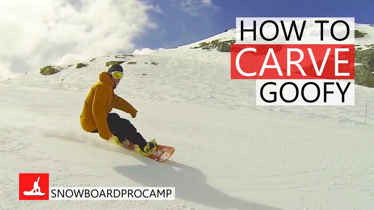 How to Carve on a Snowboard Goofy - How to Snowboard