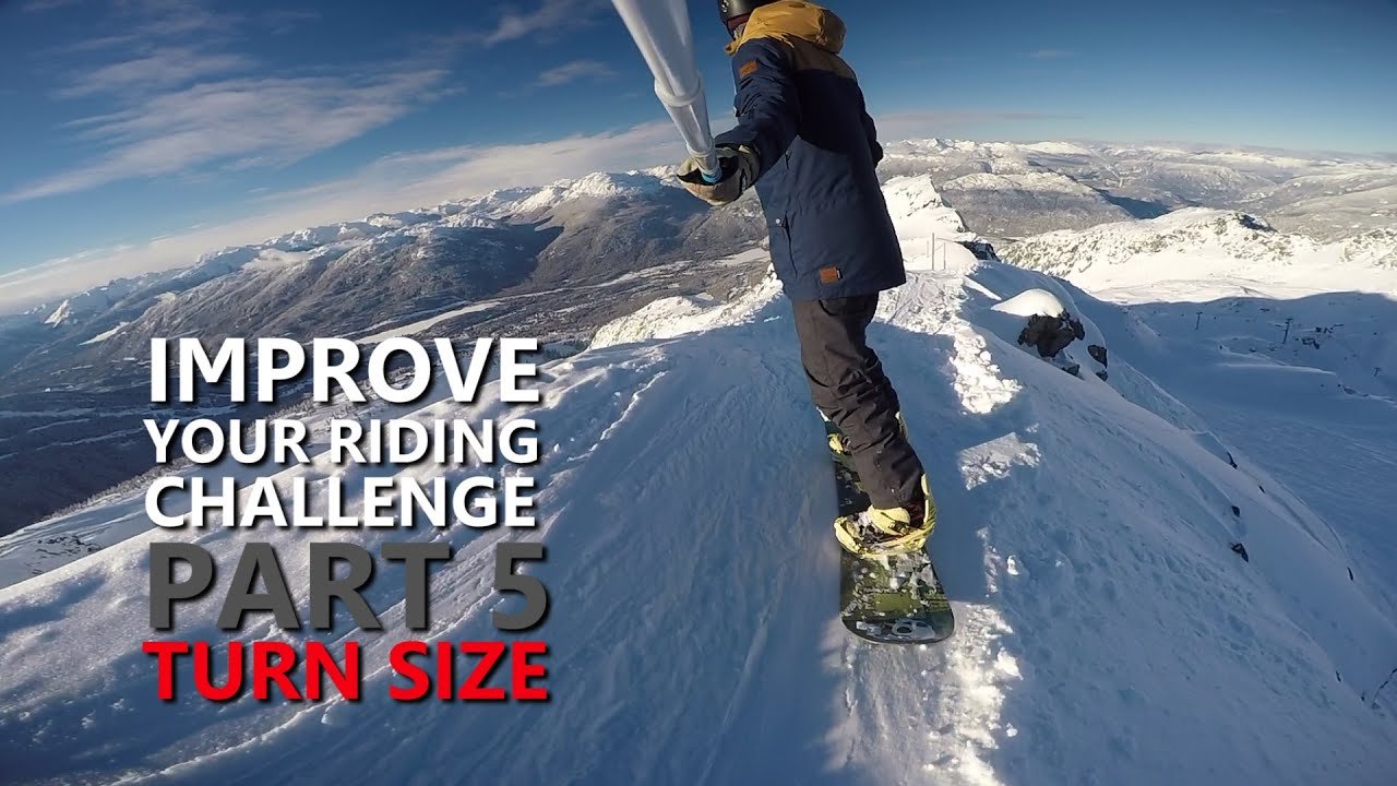 Improve Your Snowboarding Challenge | Part 5 - Turn Size