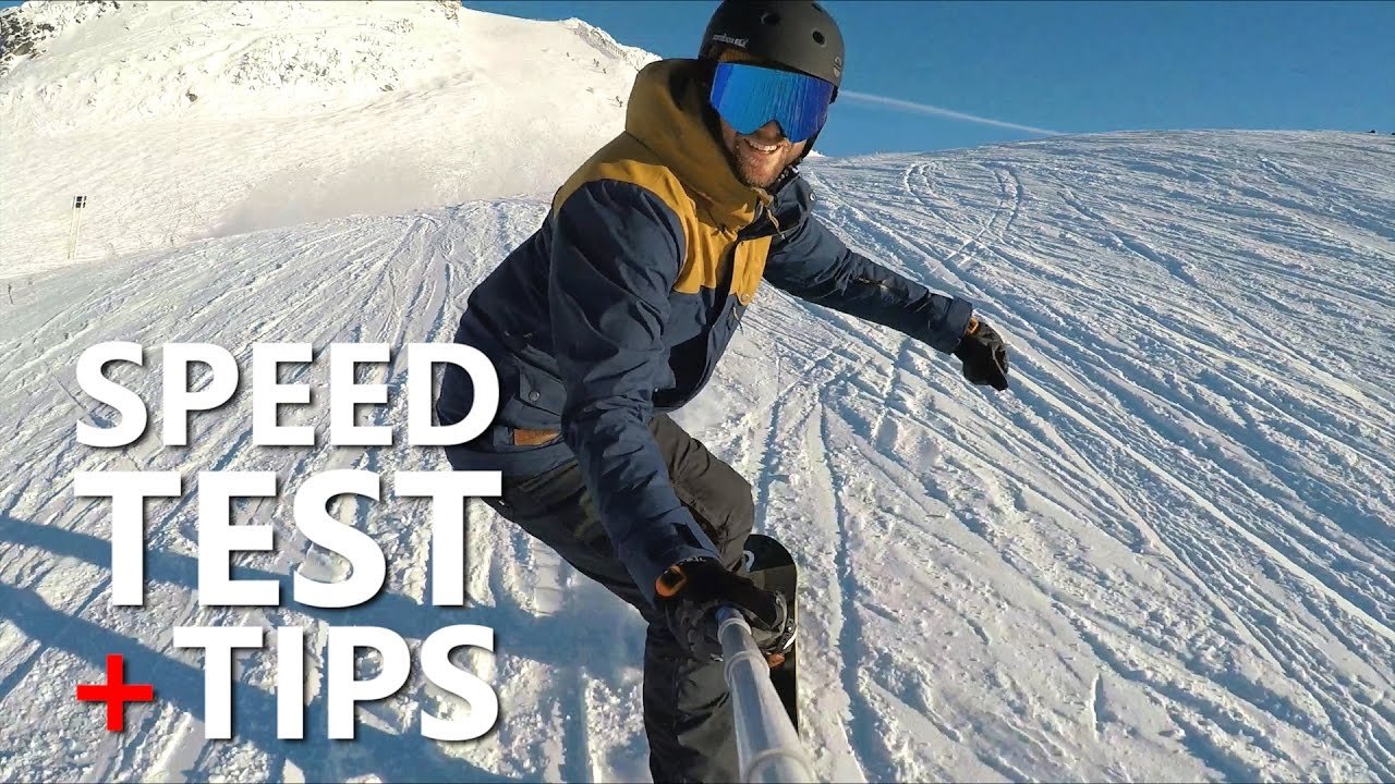 Snowboarding Speed Test  Tips
