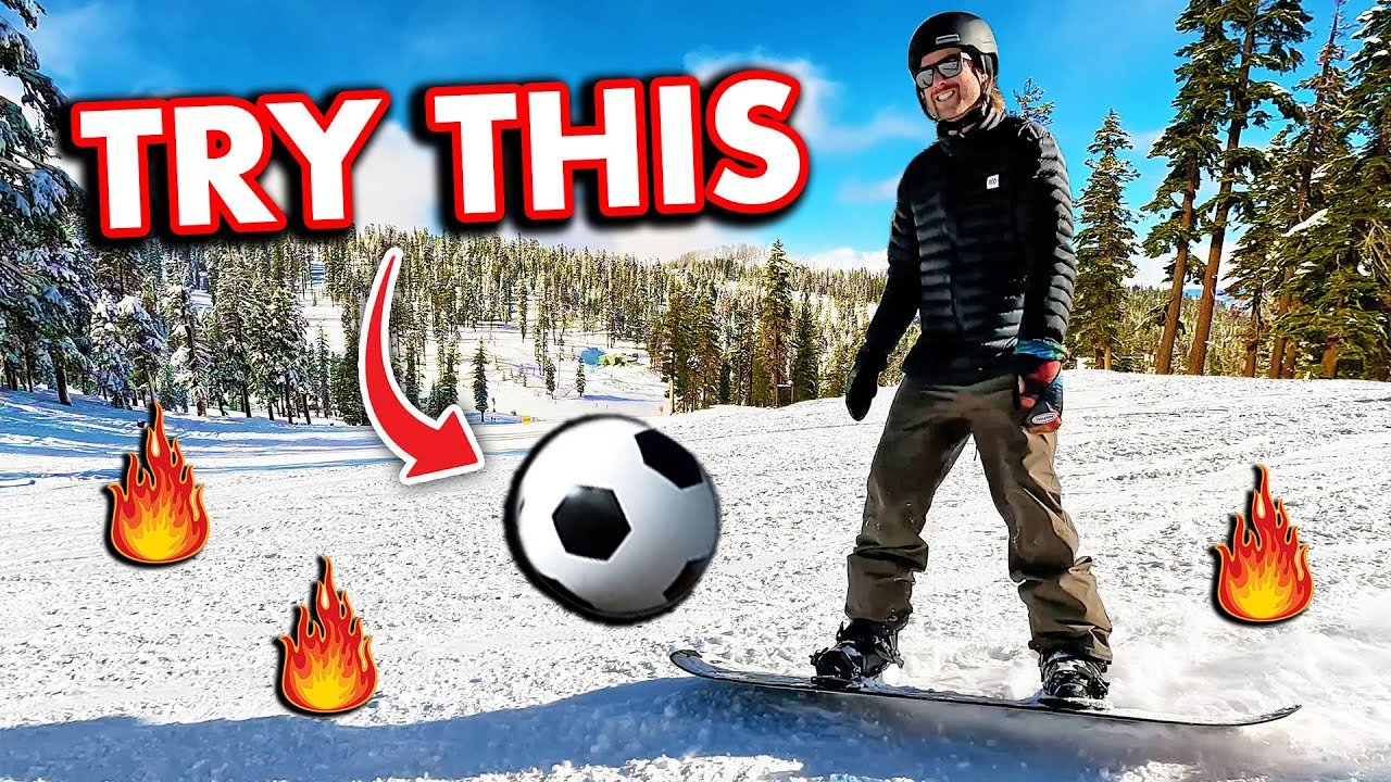Try This Soccer Drill for Better Snowboard Turns