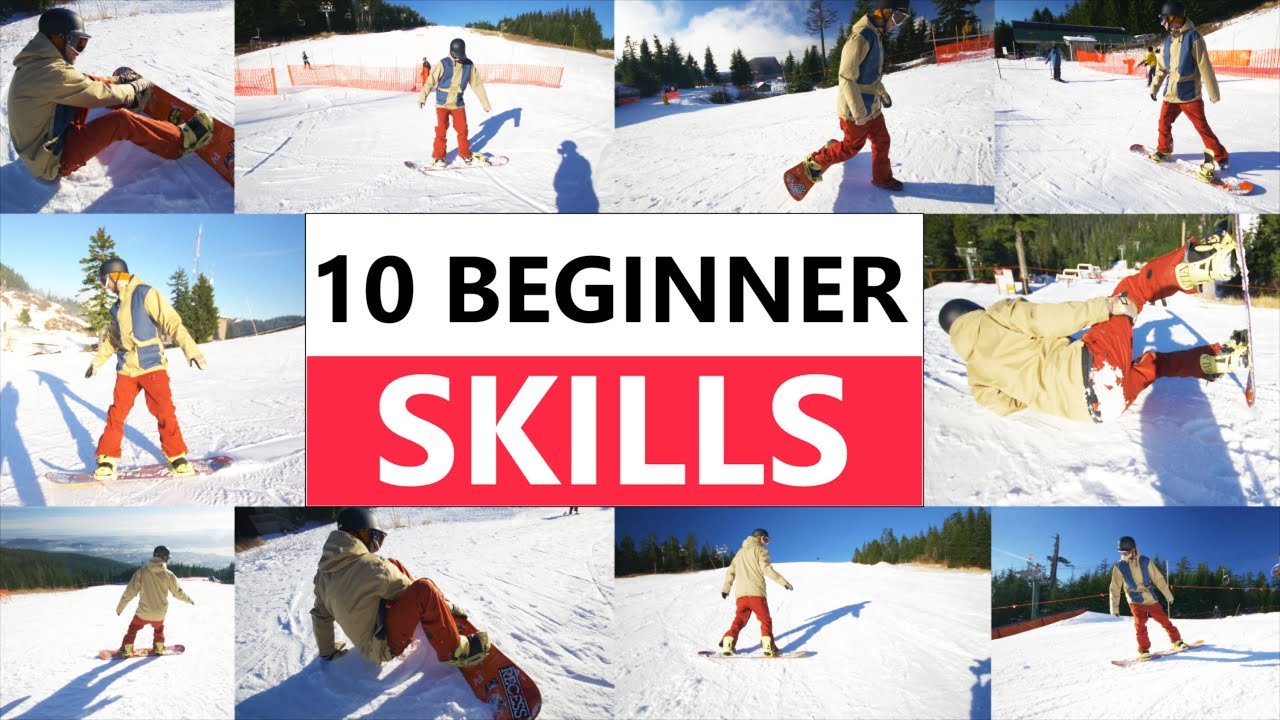 10 Beginner Snowboard Skills – First Day Riding