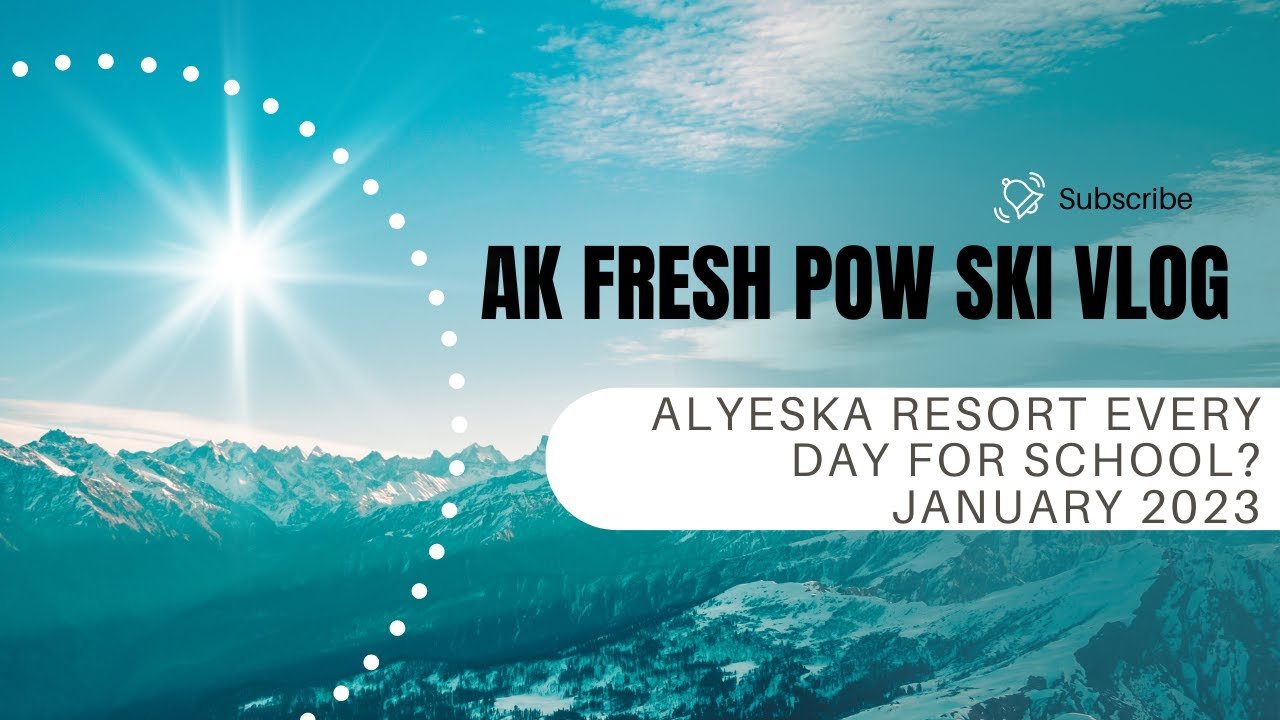 Alyeska Resort Day 2 Epic Ski Runs For College Credit – Jan 2023 APU – Outdoor Studies Major!!