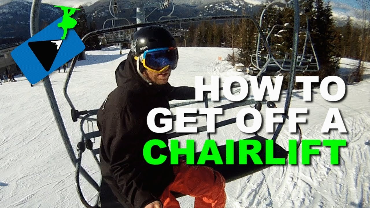 How to Get Off a Ski Lift Snowboarding  – How to Snowboard