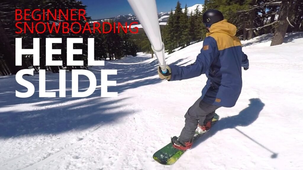 How to Heel Slide - Beginner Snowboarding Tutorial