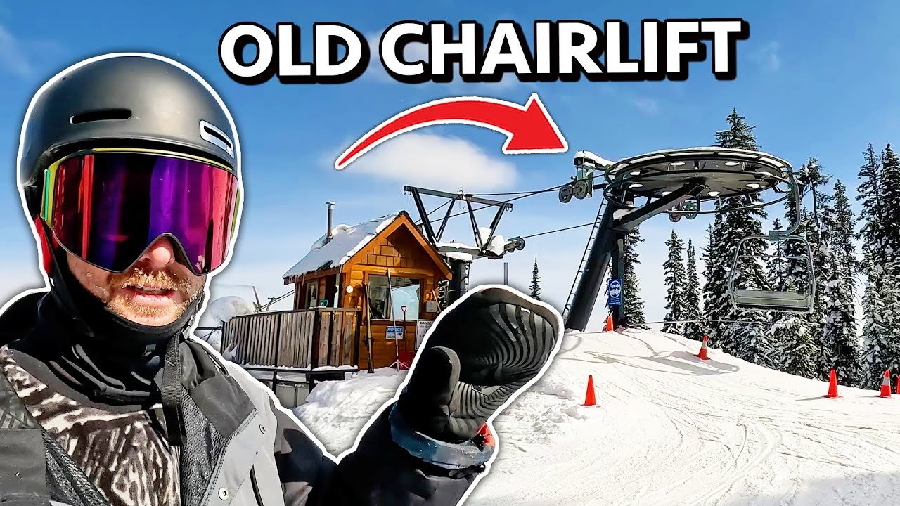 How To Ride Old Chairlifts on a Snowboard